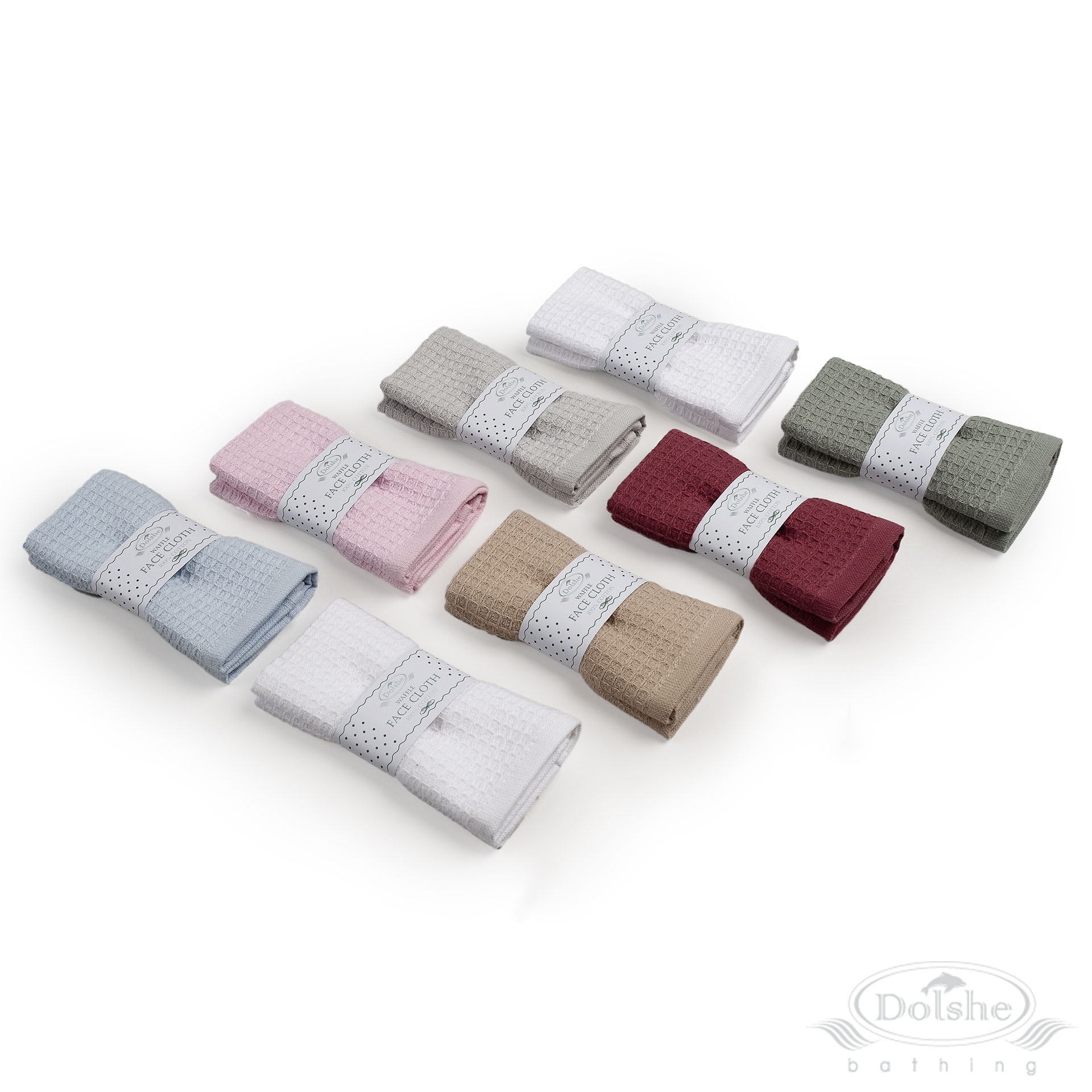 Reversible Waffle/Terry Face Cloth (Display Box) No. T302-DB