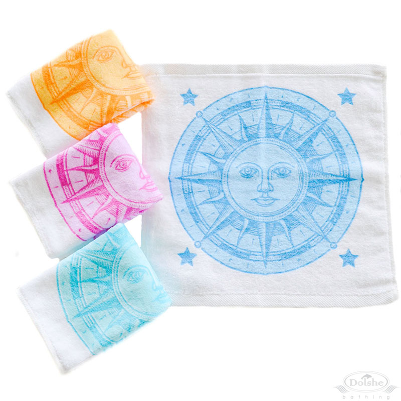 Face Cloth No.T460: Sun Print