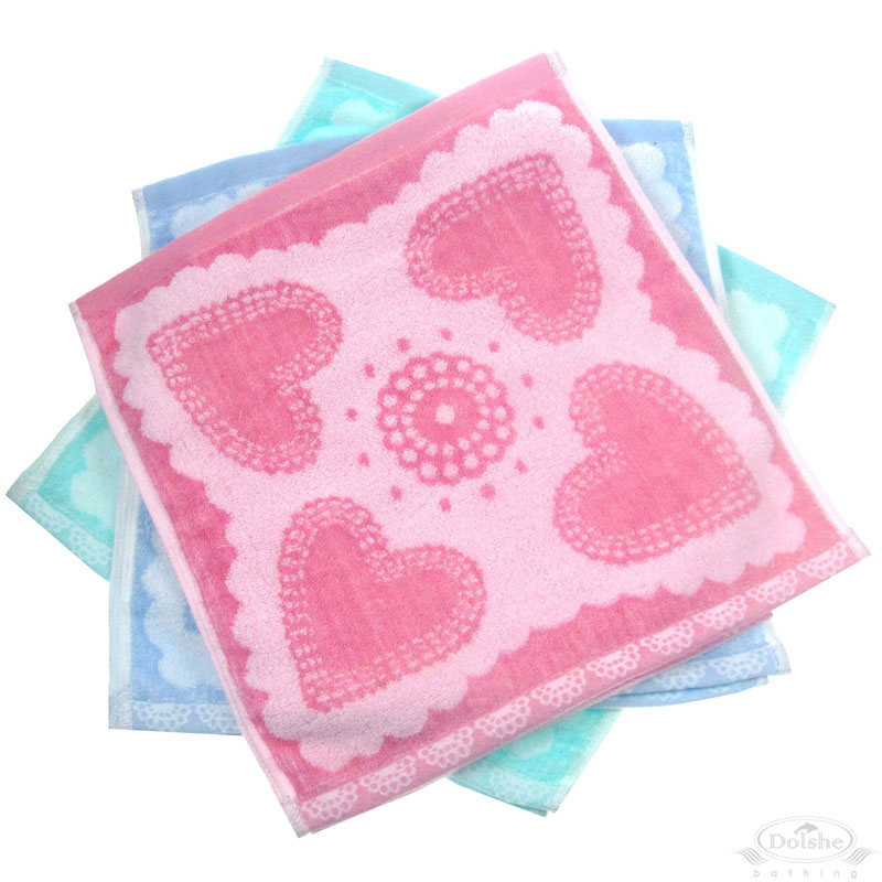 Face Cloth No.T621 Hearts