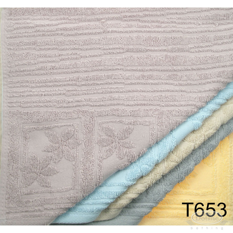 Plain Jaquard Face Cloths No T653