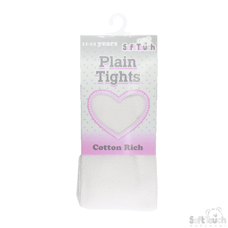 Plain White Tights : T80-W 11-12y