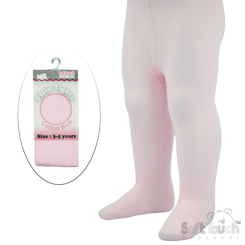 Plain Pink Tights : T82-P 3-4y