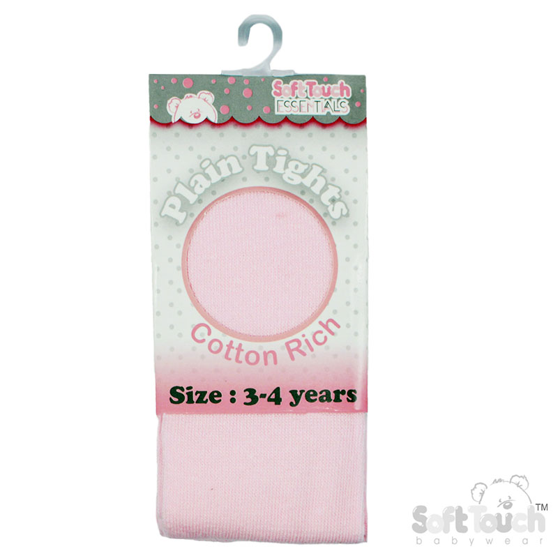 Plain Pink Tights : T82-P 3-4y