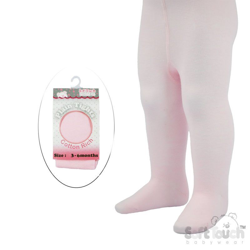 Plain Pink Tights : T82-P 3-6m