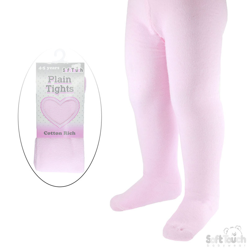 Plain Pink Tights No. T82-P 4-5y