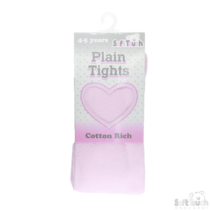 Plain Pink Tights No. T82-P 4-5y
