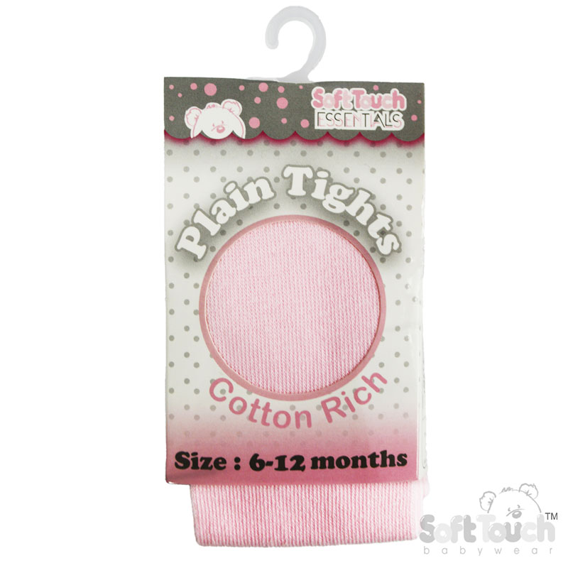 Plain Pink Tights No. T82-P 6-12m