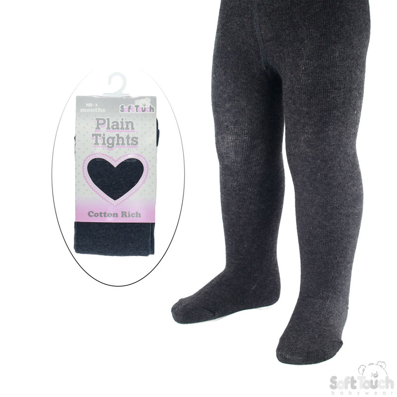 Plain Grey Tights : T84-G NB-3m