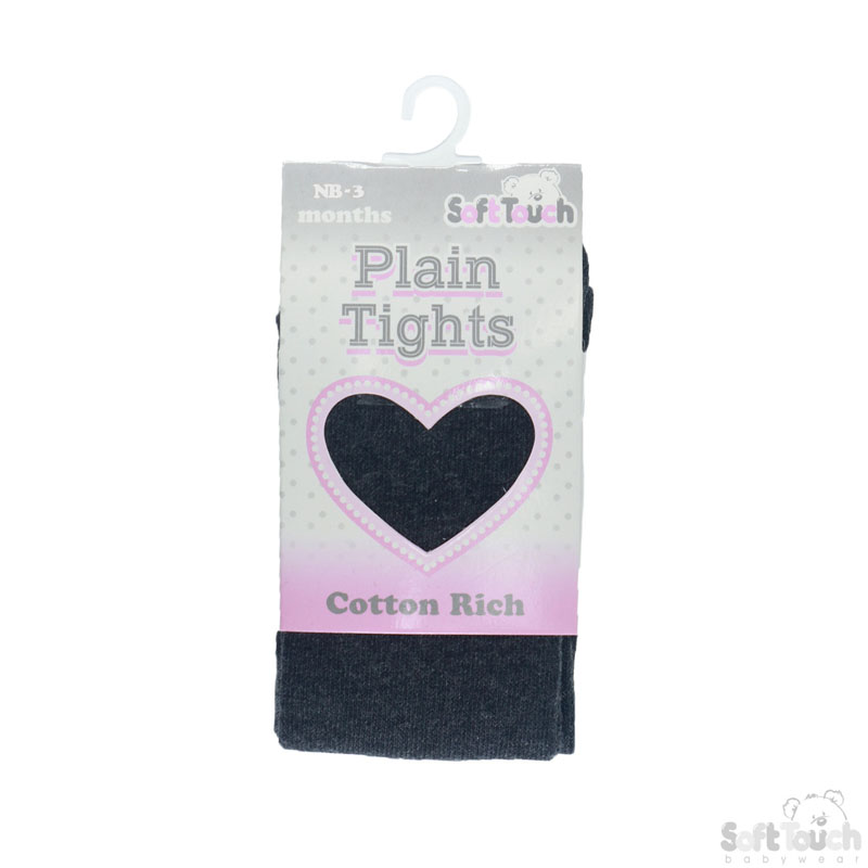 Plain Grey Tights : T84-G NB-3m