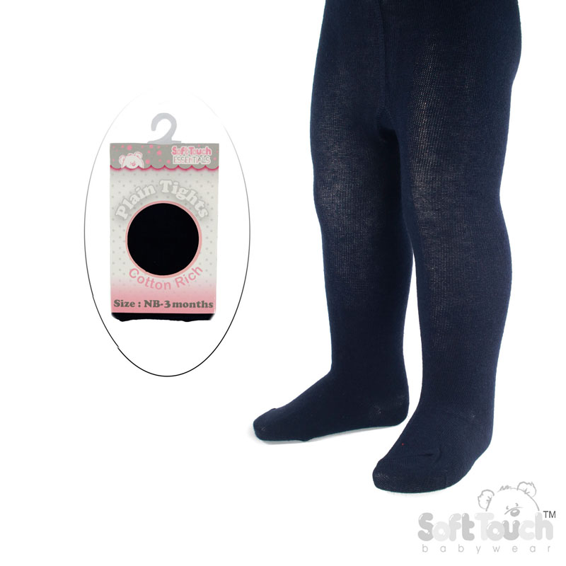 Plain Navy Tights : T88-N NB-3m