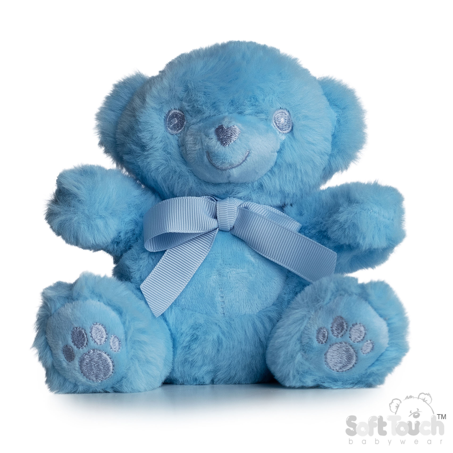 15cm Blue Teddy Bear W/Paws No. TB115-B