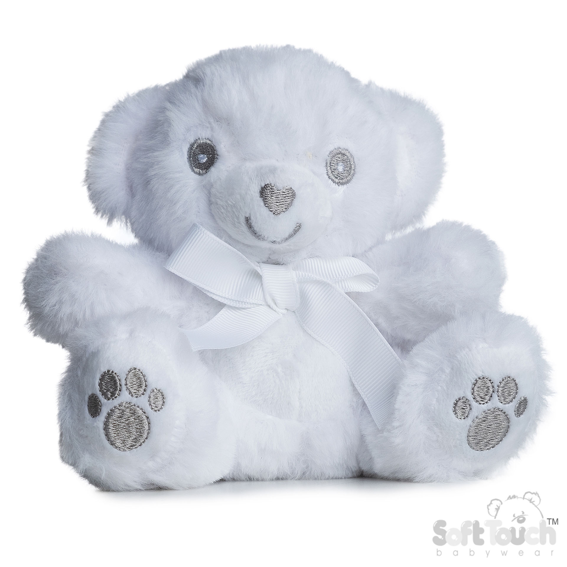 15cm White Teddy Bear W/Paws No. TB115-W
