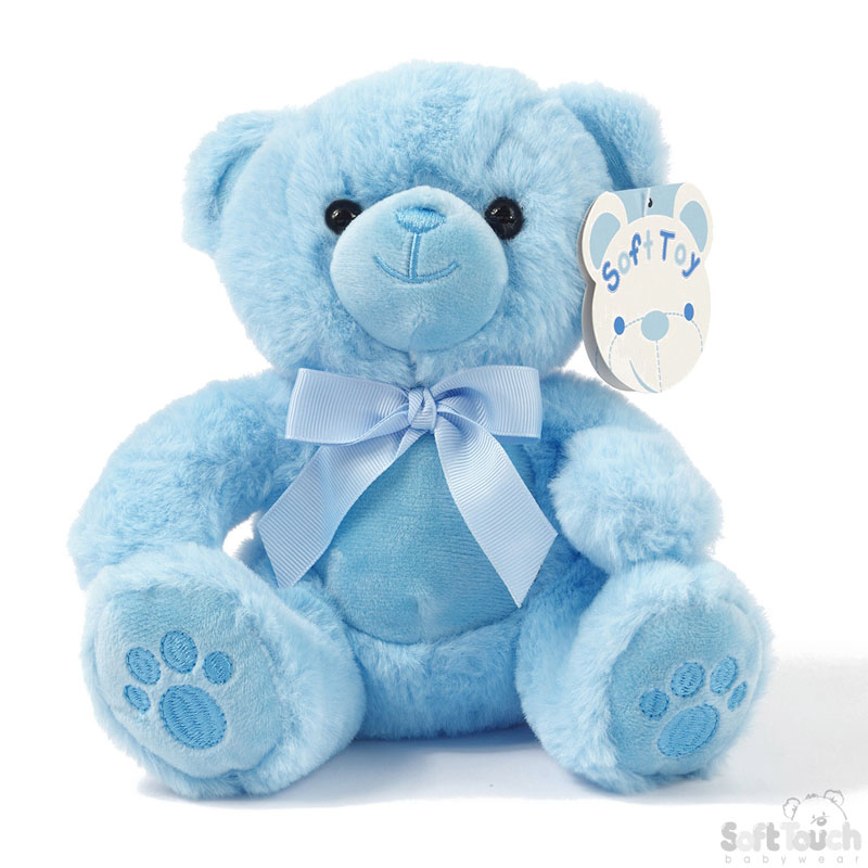 20cm Blue Teddy Bear W/Paws No. TB120-B