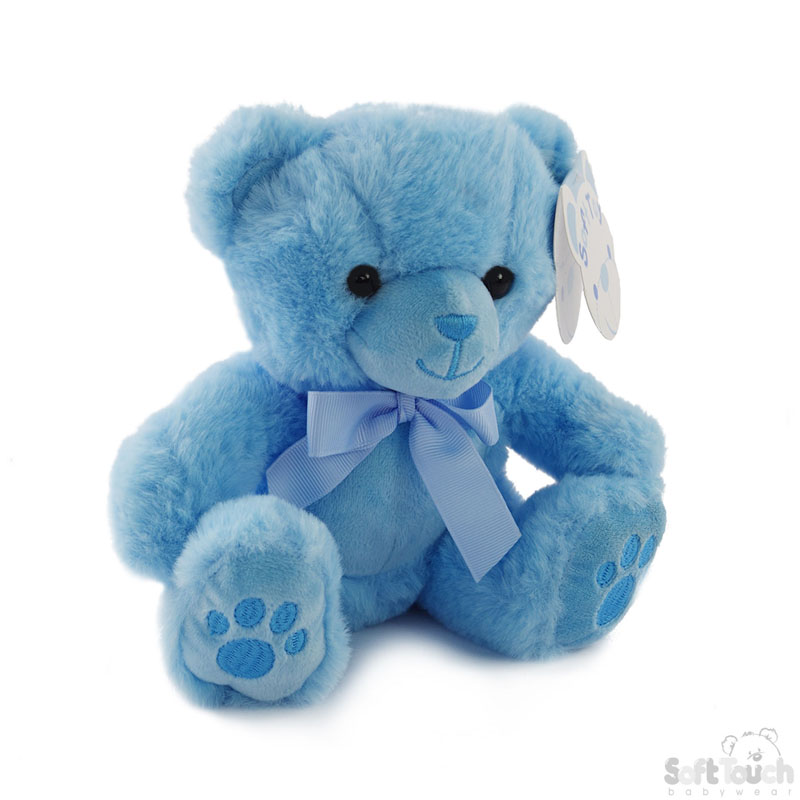 20cm Blue Teddy Bear W/Paws No. TB120-B