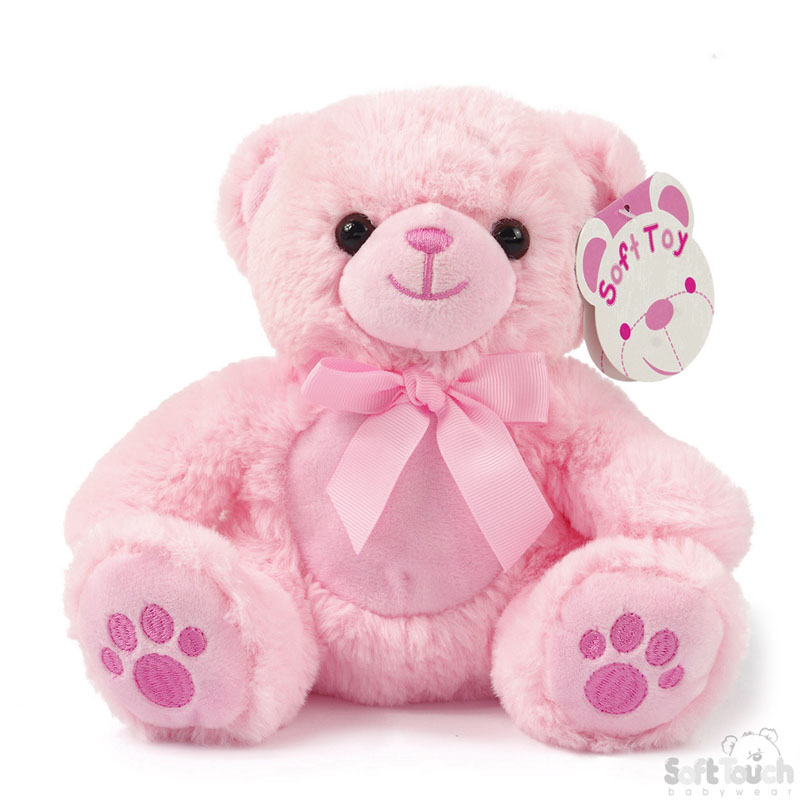 20cm Pink Teddy Bear W/Paws No. TB120-P