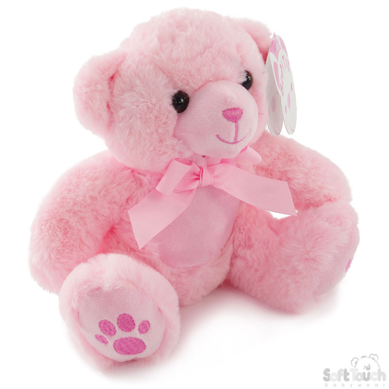 20cm Pink Teddy Bear W/Paws No. TB120-P