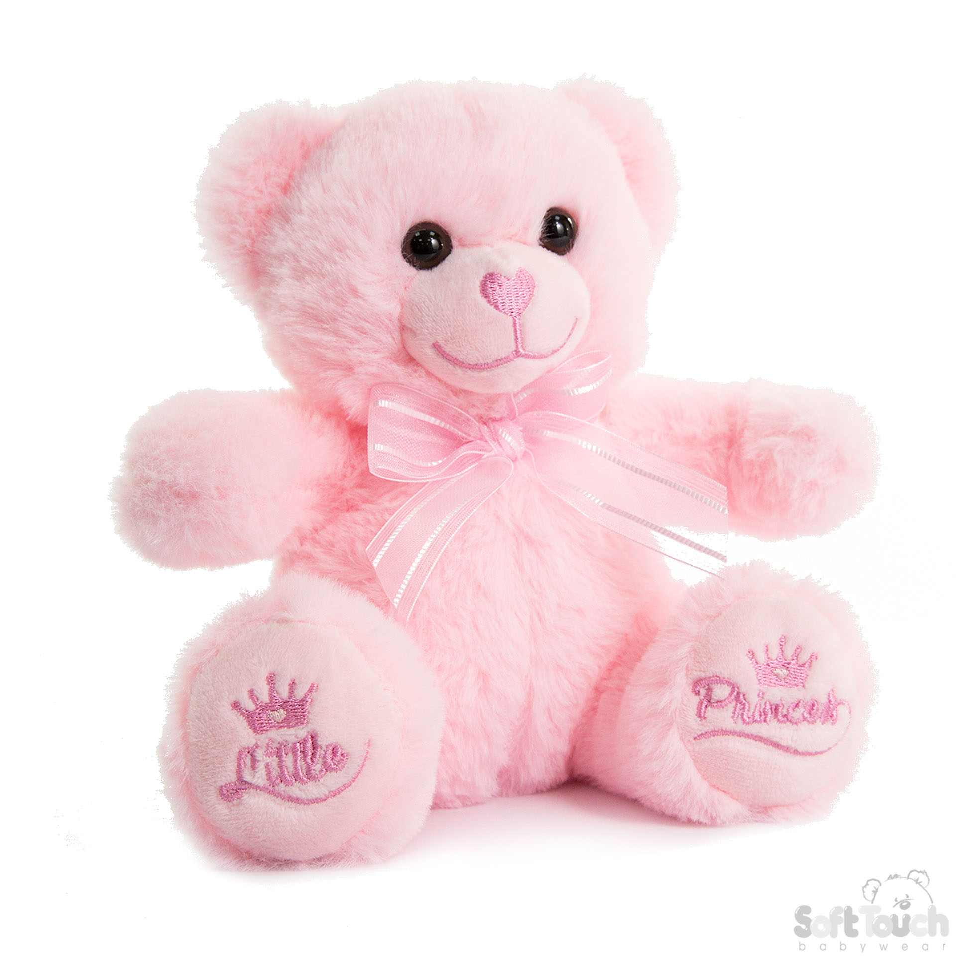 Pink Teddy Bear w/Little Princess Emb : TB220-P