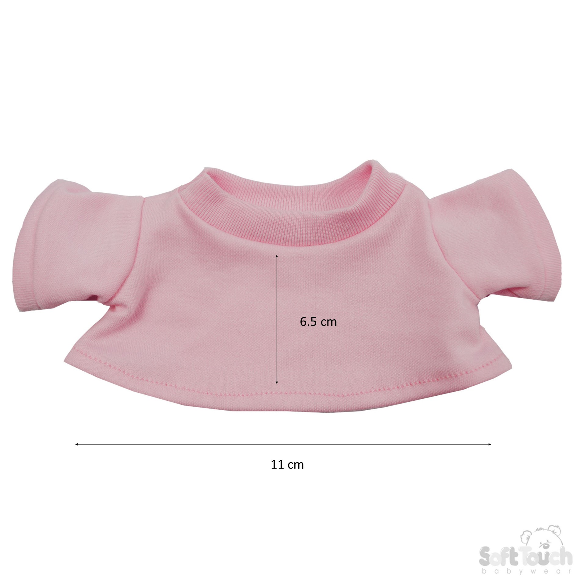 Pink 25cm Teddy Bear W/T Shirt No. TB325-P