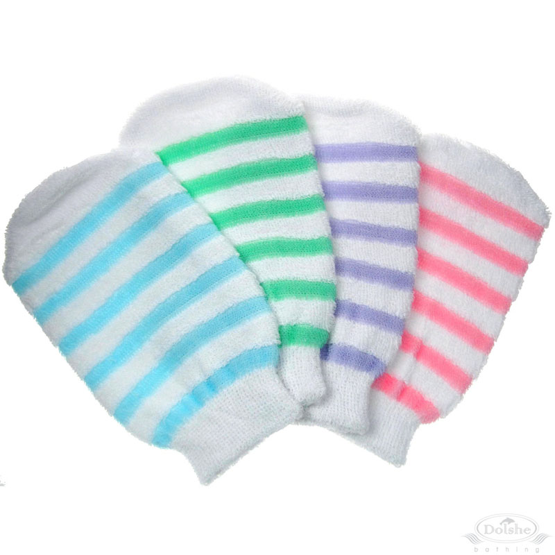 Cotton/Poly Exfoliating Mitt No.TG26