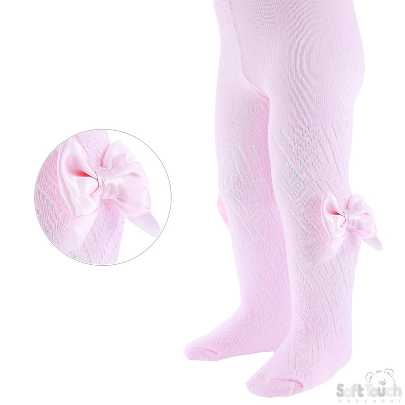 Pink Pelerine Tights W/Bow No. TP10-P