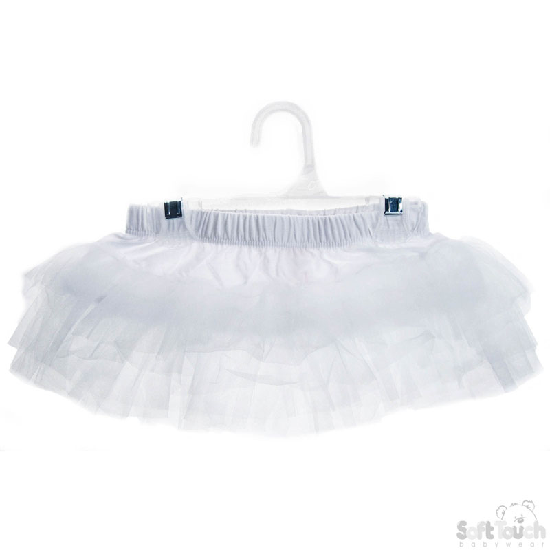 Girls Plain White Tutus No. TS11-W