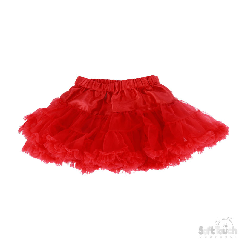 Red Satin Frilly Tutus No. TS25-R