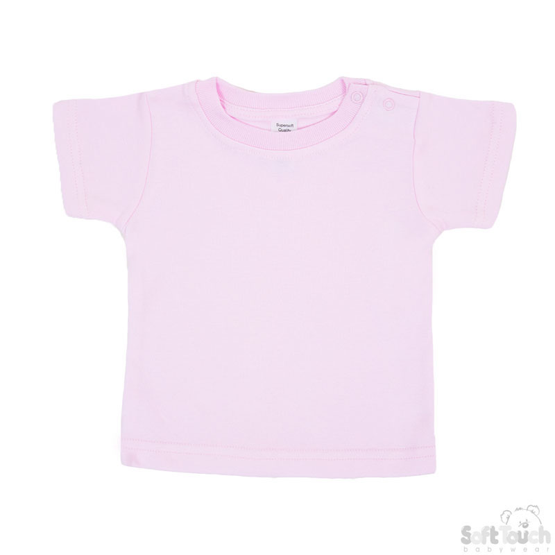 Infants Pink Tee Shirt No. TS4652-P-3-6m