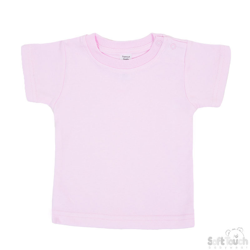 Infants Pink Tee Shirt No.TS4652-P-6-9m